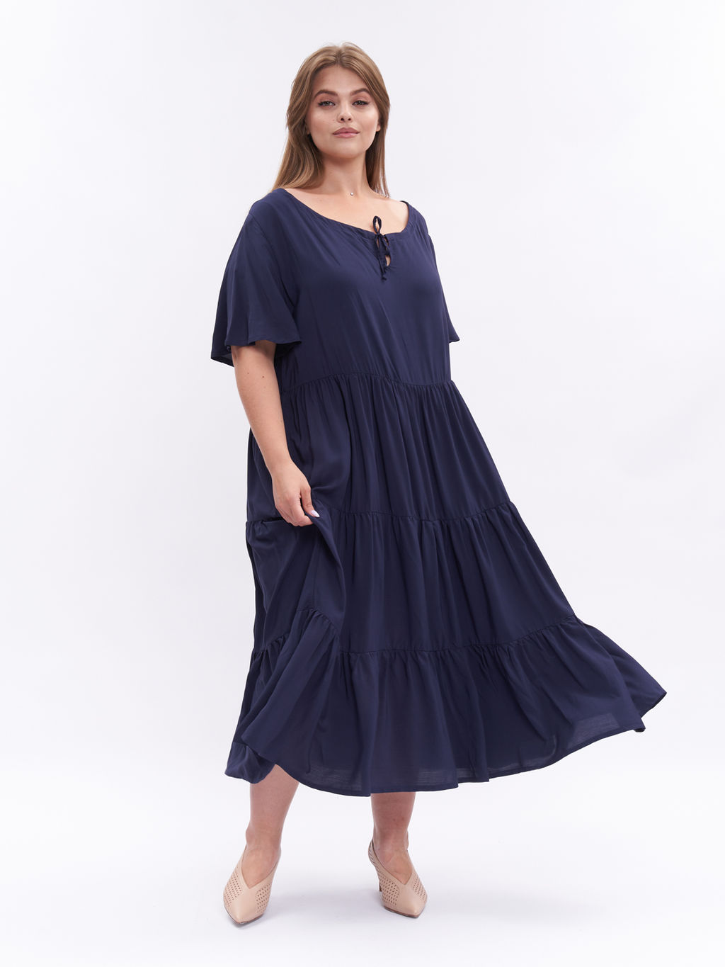 Платье с кулиской PP55504DBL05