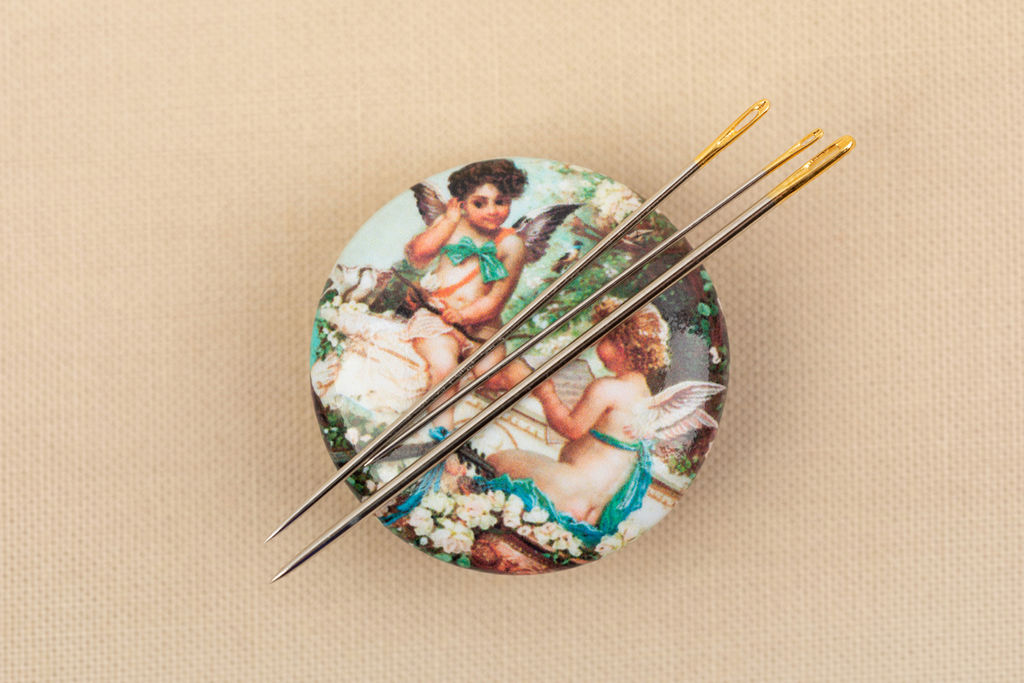 Иглы для шитья ручные Gamma N-301 для шитья №3-9 20 шт. в блистере острые