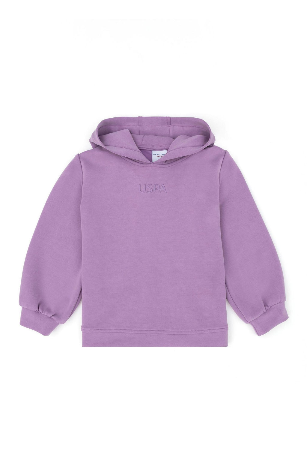 Сиреневый свитшот для девочки - U.s. polo assn фото 4