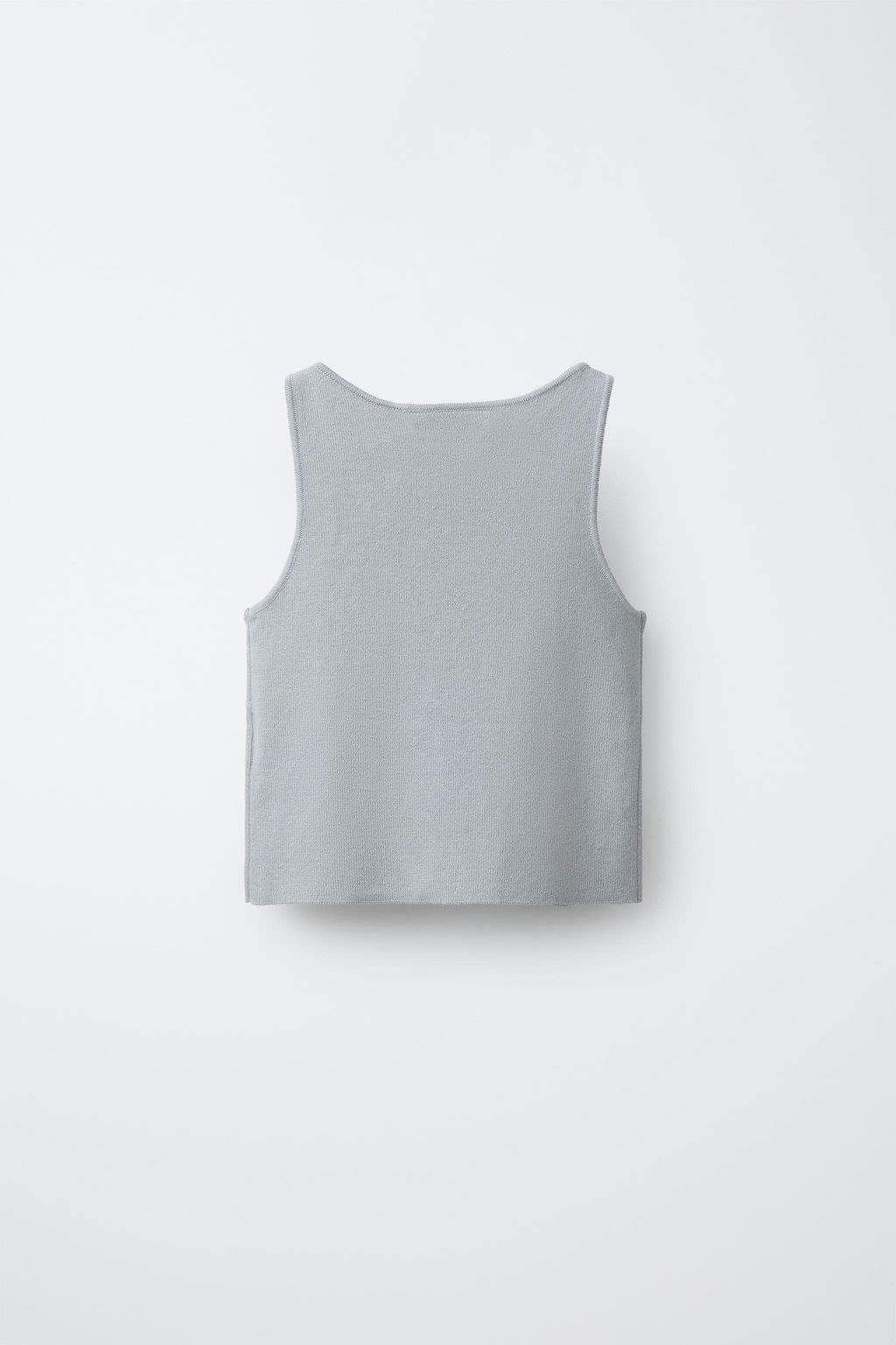 TOP PUNTO BRILLOS / Gris / Azul