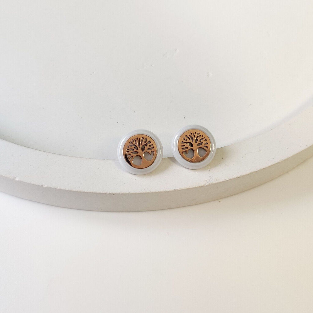 Серьги с керамикой