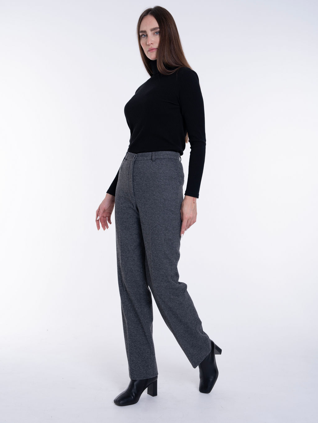 В составе ШЕРСТЬ, брюки для холодной погоды,ВЫСОКАЯ ПОСАДКА