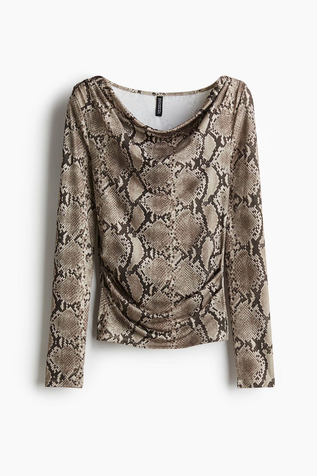 Draped jersey top - H&m фото 5