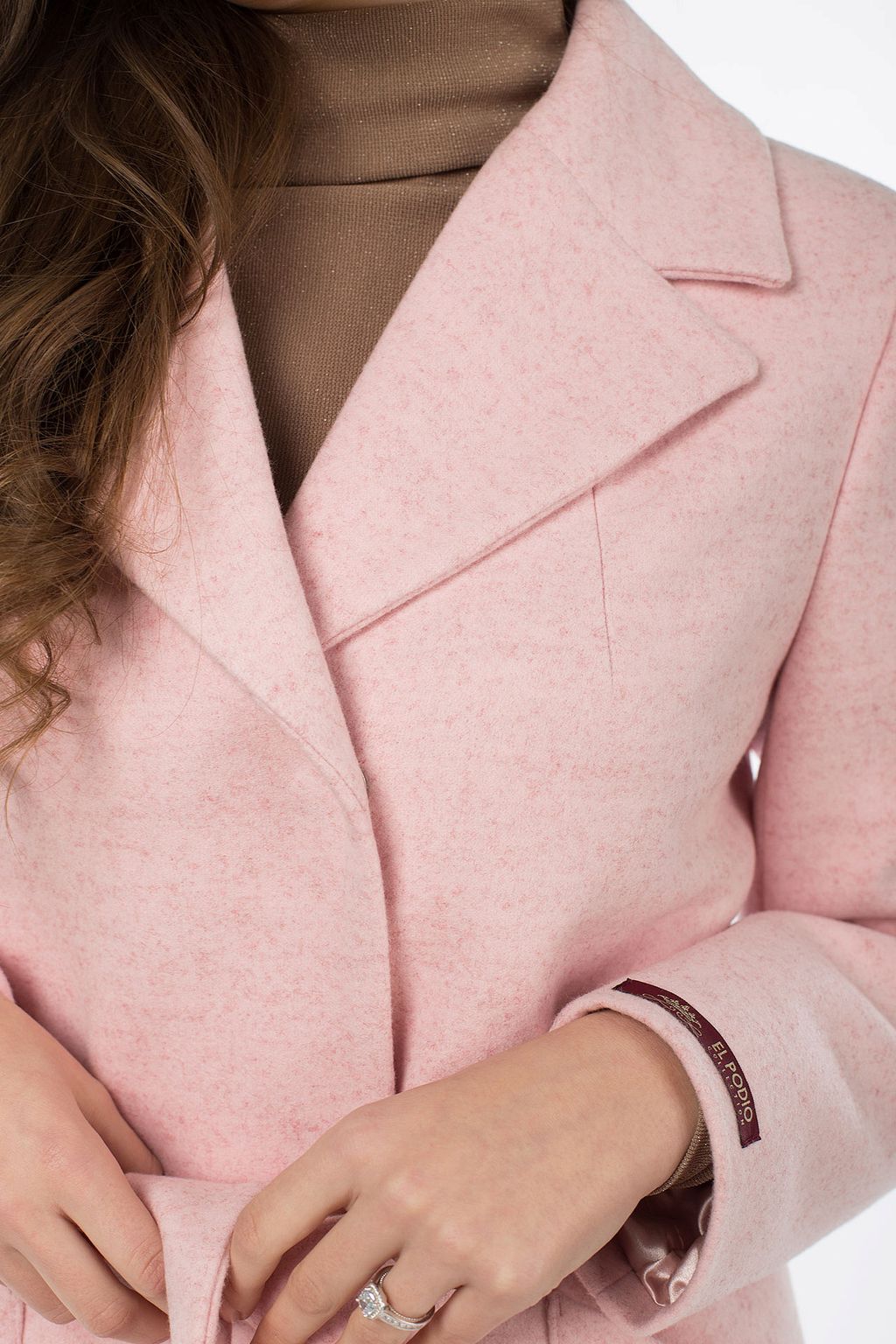 Пальто женское утепленное (пояс)