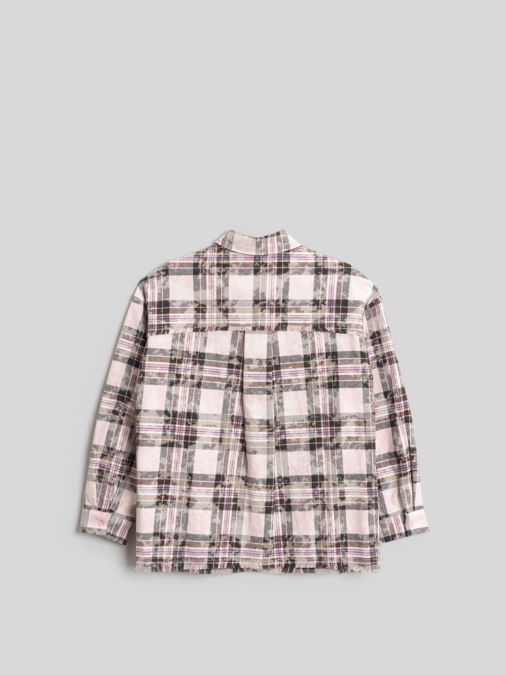 ACOOLA / Блузка детская для девочек Pireynik розовая клетка  фото 2