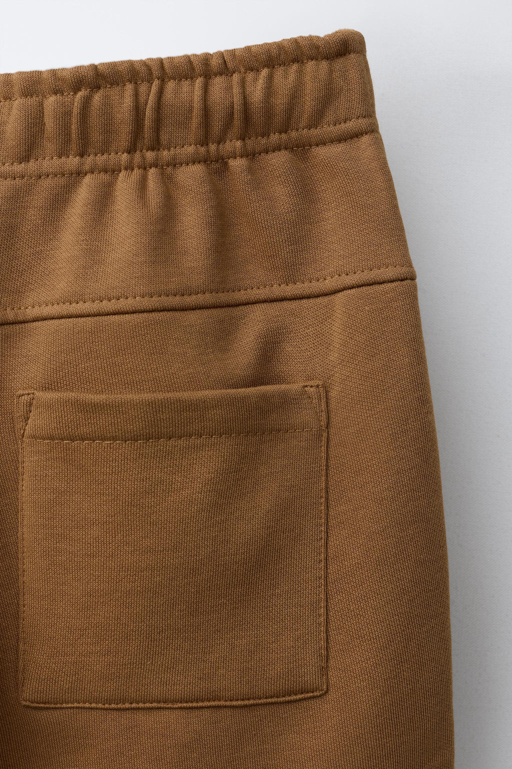 STRAIGHT-LEG PLUSH TROUSERS WITH LABEL - Zara фото 4
