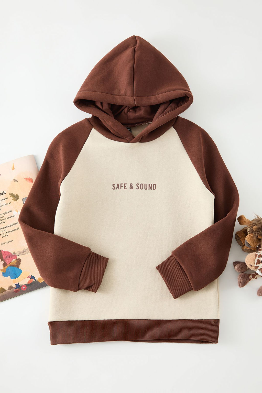 Tas Erkek Cocuk Bask?l? Orme Mini Me Sweatshirt TKDAW25SW00079