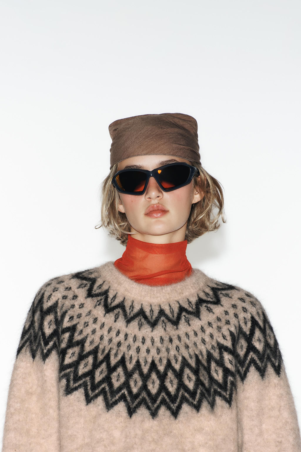 JUMPER WITH ALPACA JACQUARD SKI COLLECTION