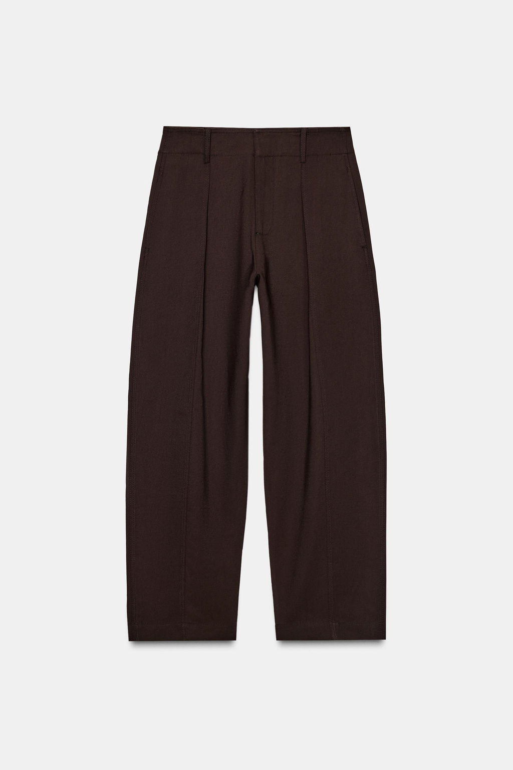 ZW COLLECTION CARROT TROUSERS WITH BUCKLE - Zara фото 7