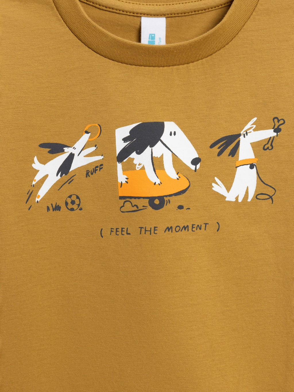 ACOOLA / Футболка детская для мальчиков Devon горчичный  фото 4