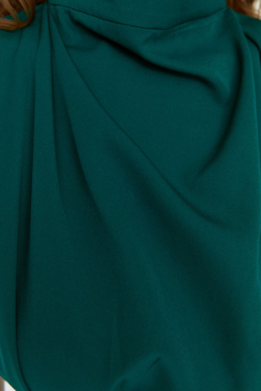 TRENDYOLMILLA Bordo Vucuda Oturan Dik Yaka Midi Kalem Etek Dokuma Elbise TWOAW20EL0311  фото 37