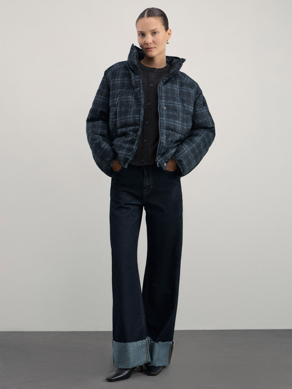 Куртка стеганая с воротником-стойкой / Zarina  фото 2