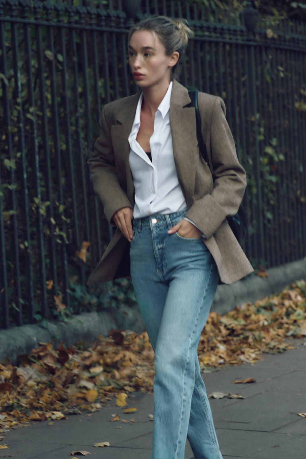 Z1975 MOM-FIT HIGH-WAIST JEANS - Zara фото 8