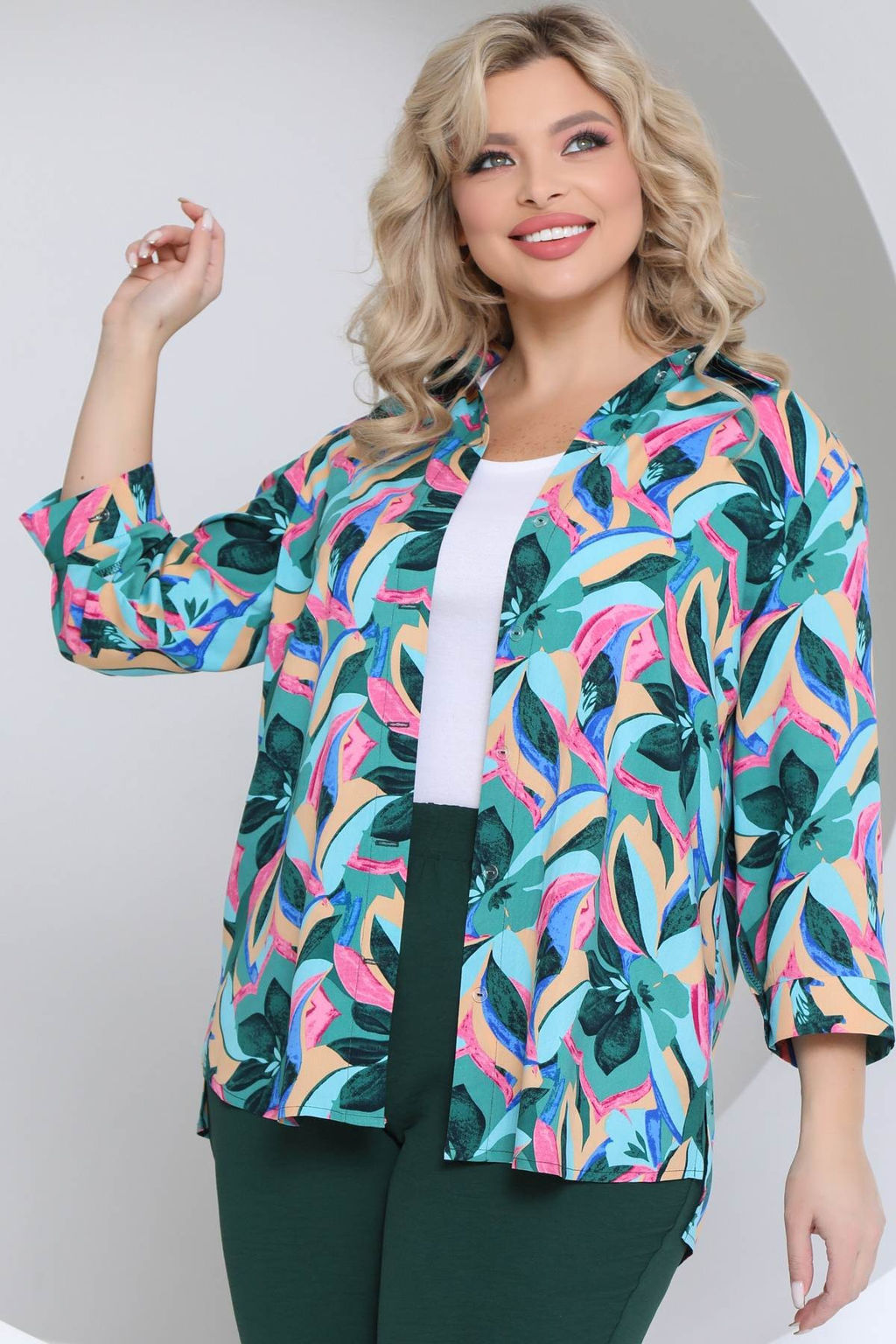 Рубашка П-2169/6 - Леди агата фото 2