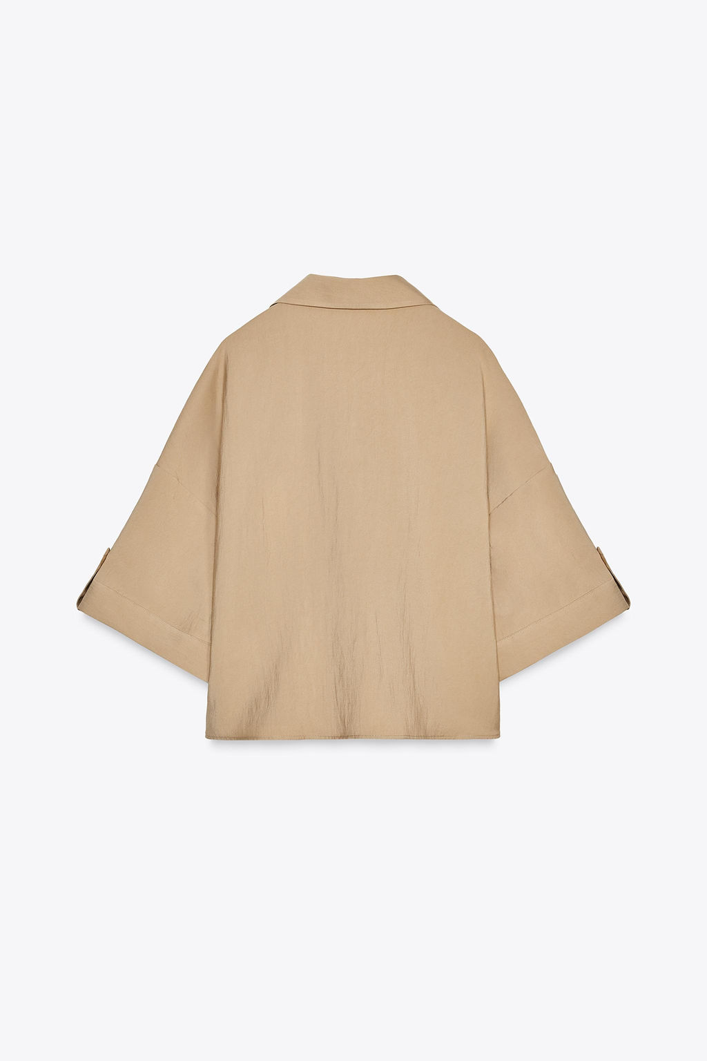 WIDE SHORT SLEEVE SHIRT - Zara фото 8