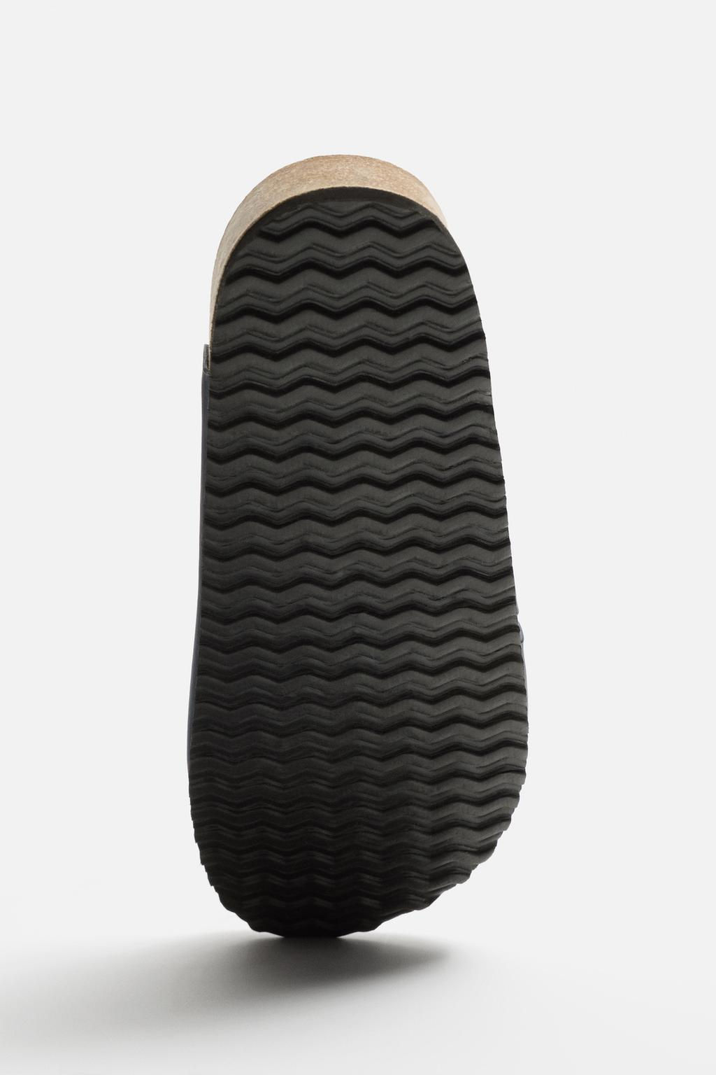 RUBBERISED DOUBLE-STRAP SANDALS - Zara фото 16