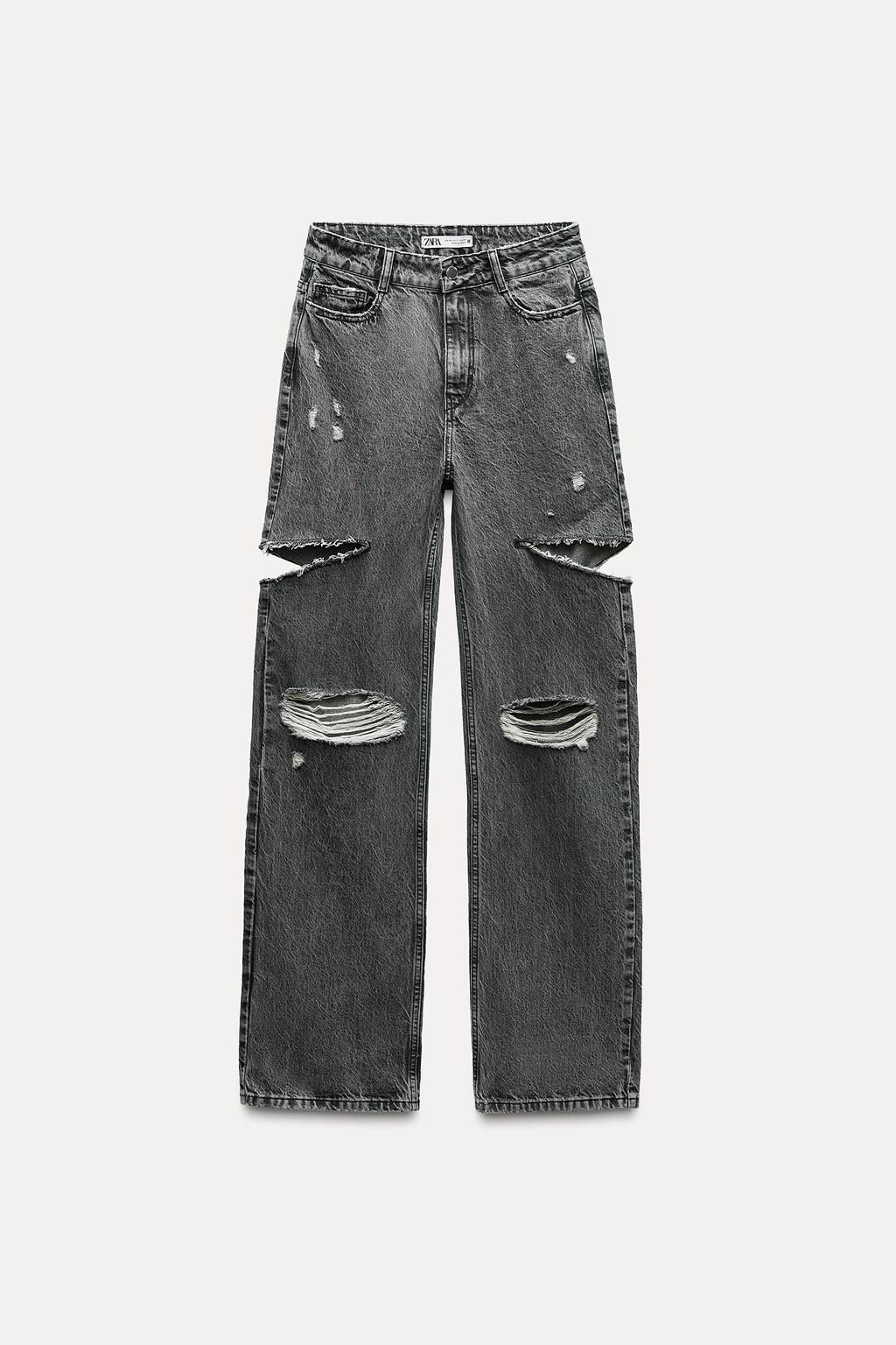 Z1975 MID-RISE STRAIGHT JEANS - Zara фото 5