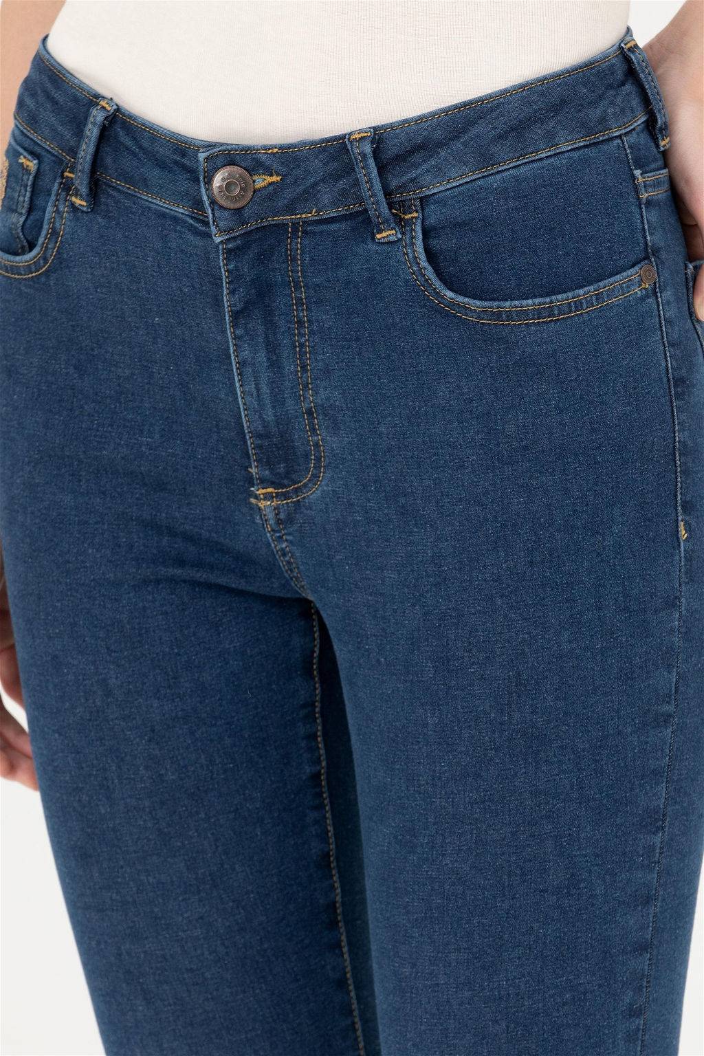 Женские синие джинсовые брюки - U.s. polo assn фото 6