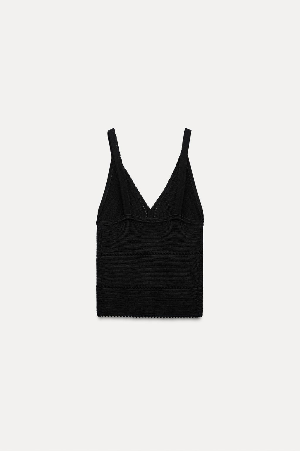 POINTELLE KNIT TOP - Zara фото 13