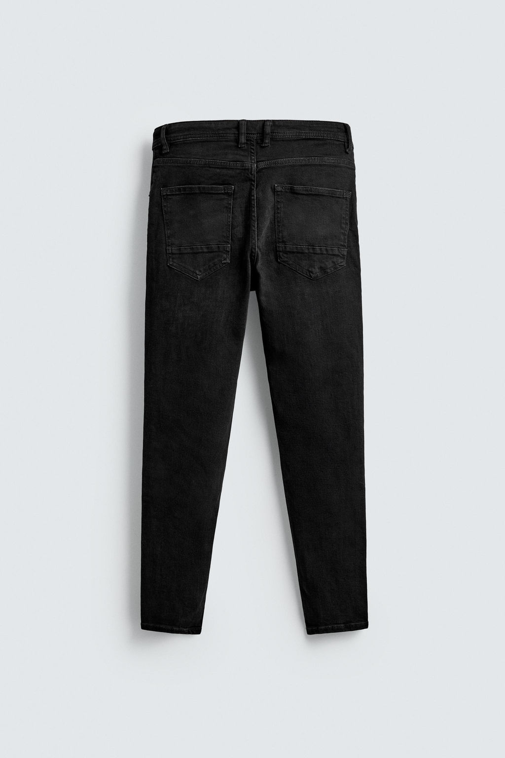 JEANS SKINNY CROPPED FIT / Negro - Zara фото 8