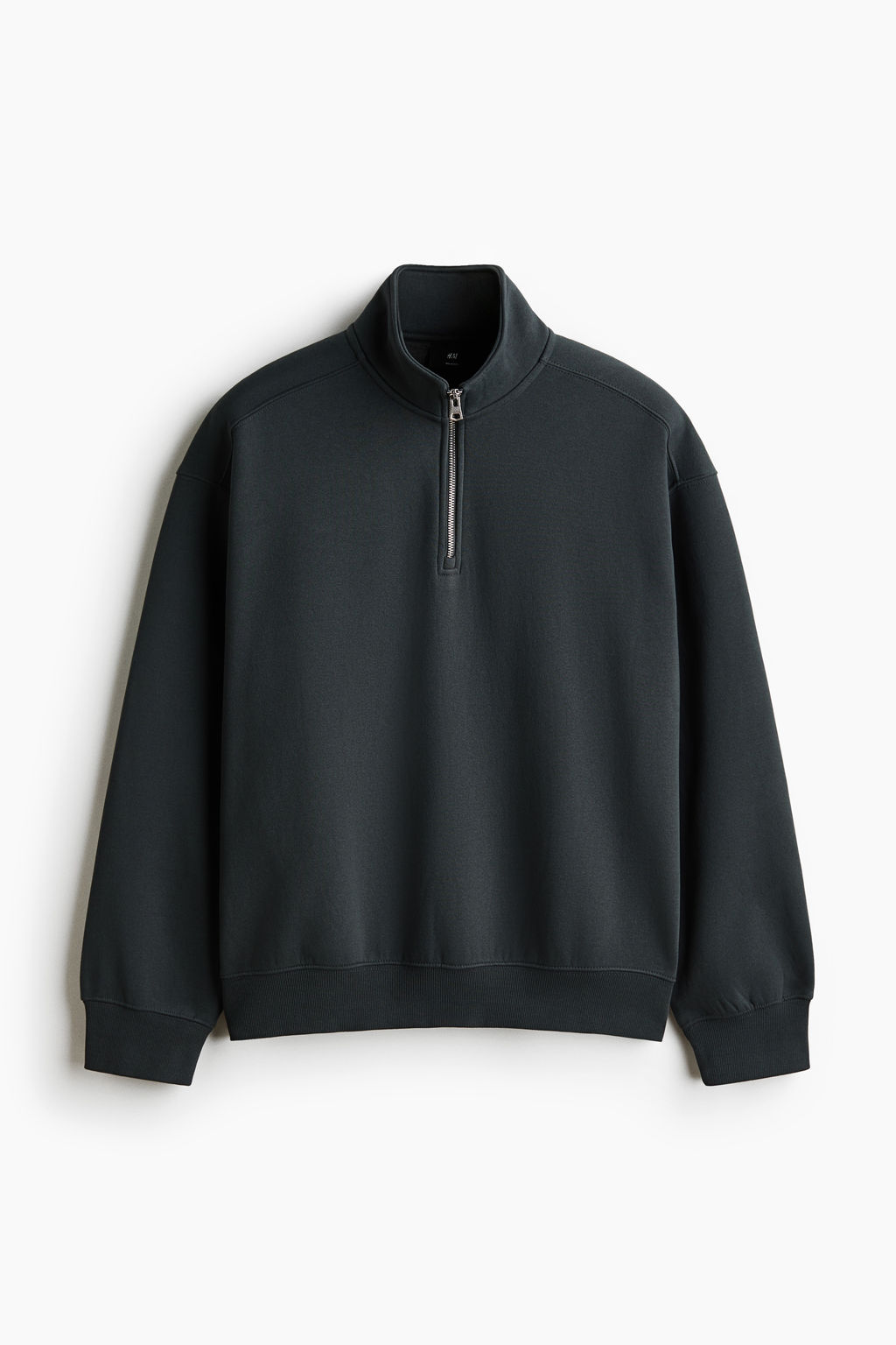 Sudadera con media cremallera Loose Fit - H&m фото 2