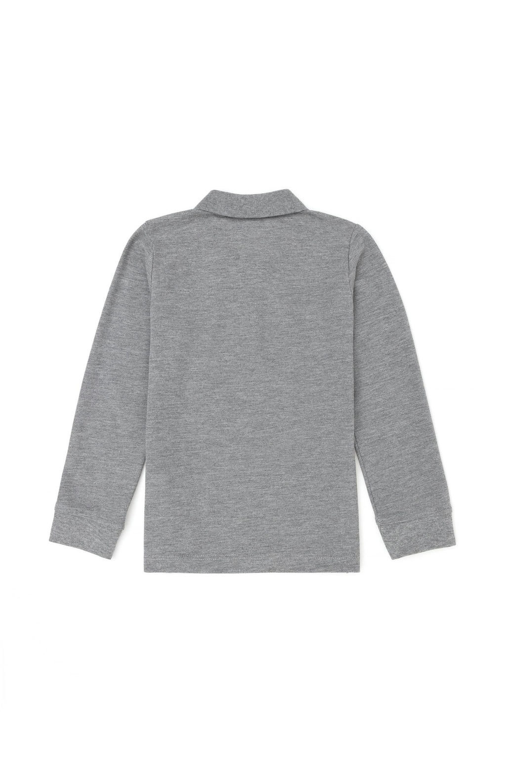 Базовый свитшот серого меланжевого цвета для мальчика - U.s. polo assn фото 2