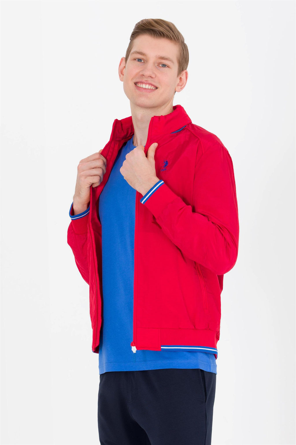 U. S. Polo Assn Мужское красное пальто - U.s. polo assn фото 9