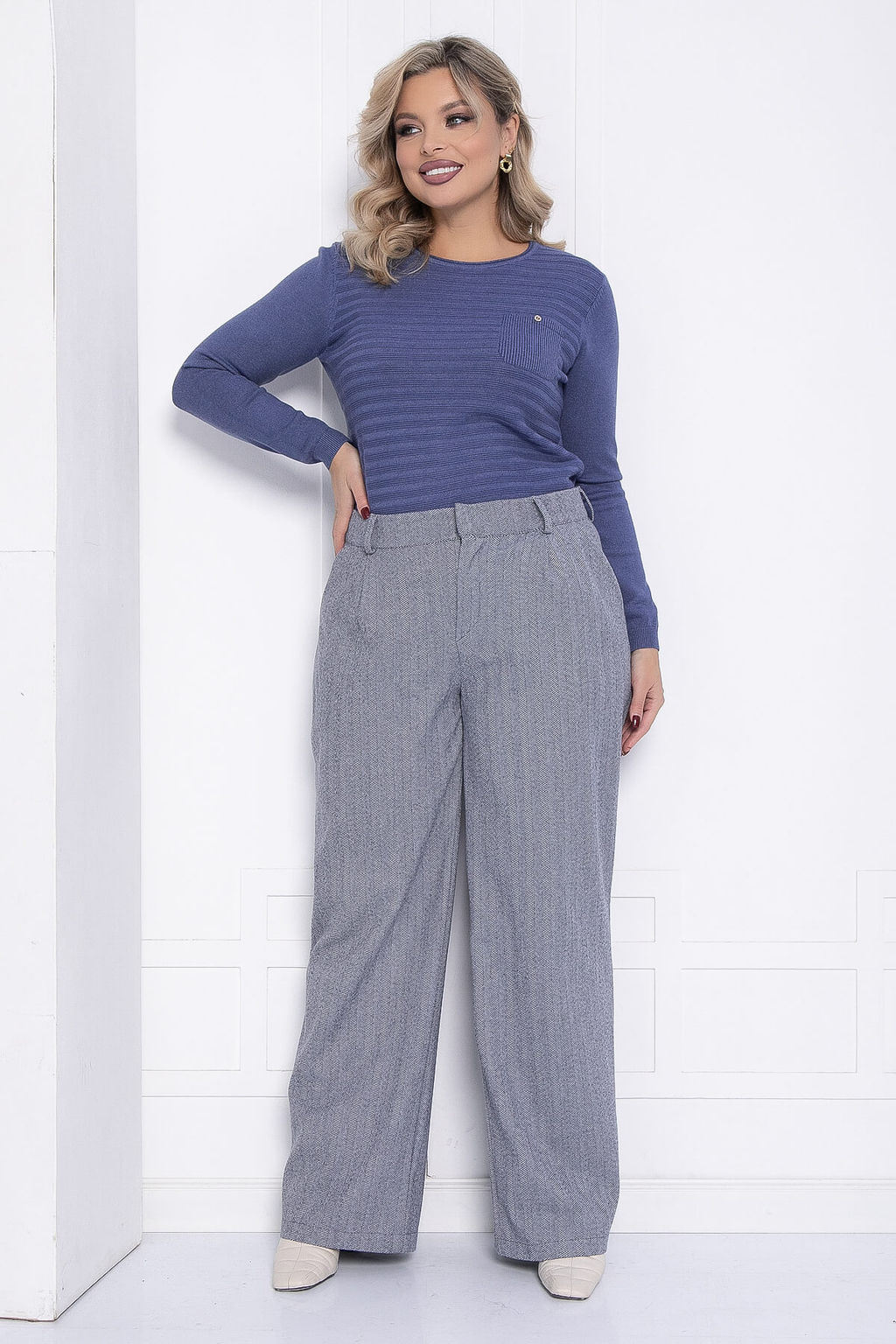 Брюки Киллиан (серые) Б12323-25 - Lt collection фото 6