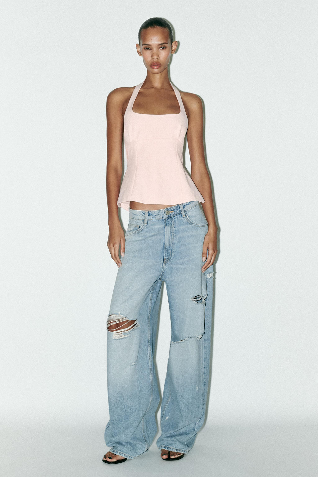 HALTER TOP WITH BOWS - Zara фото 7