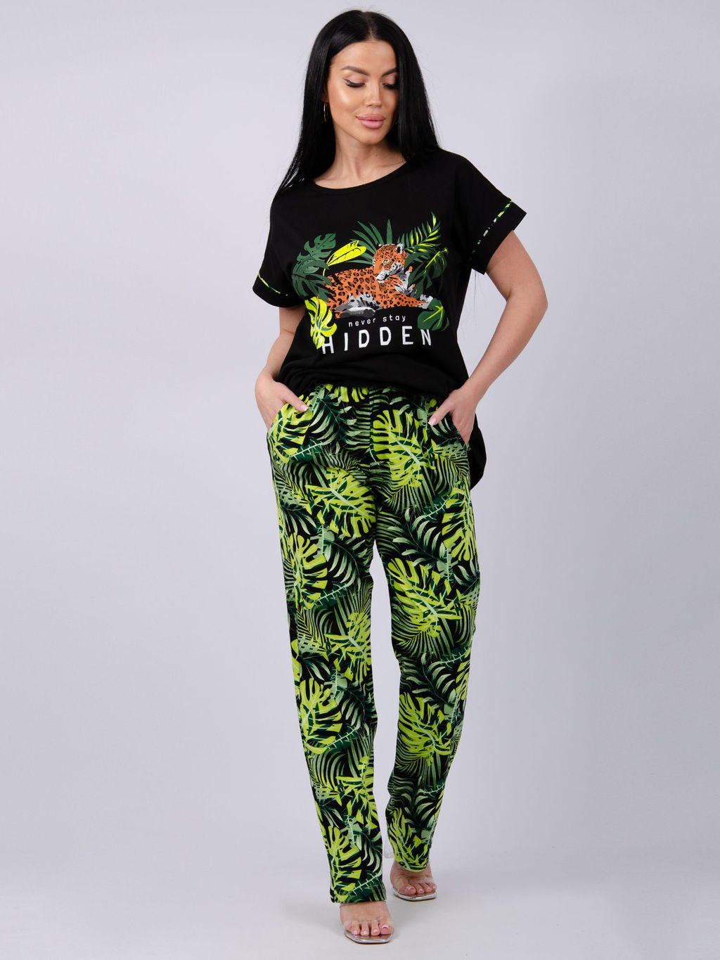 Пижама "Баунти" брюки, трикотаж