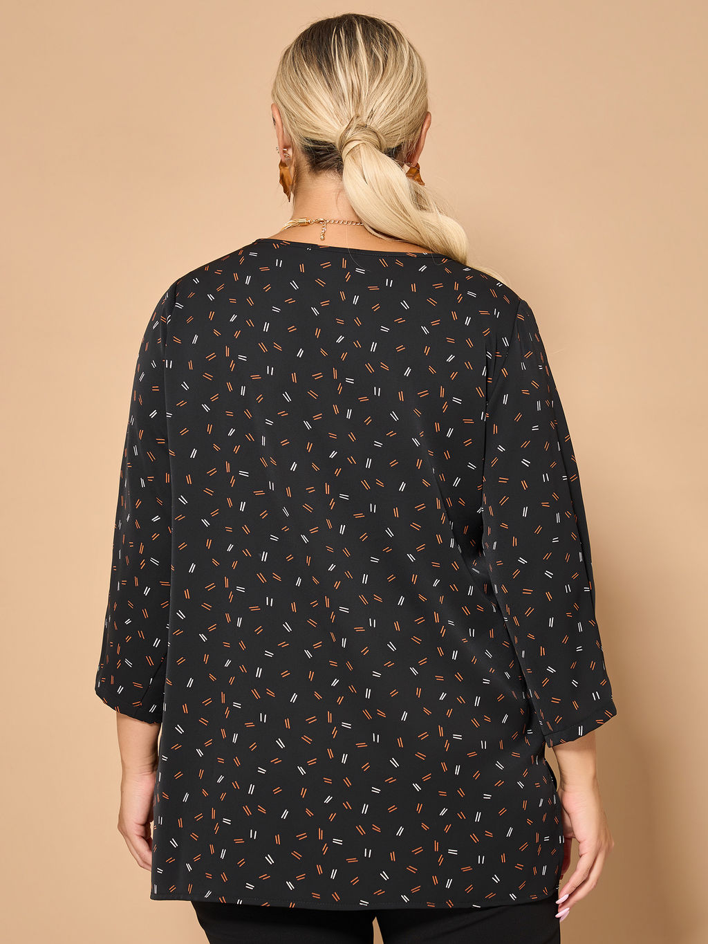 Блузка 0220-1 глубокий чёрный