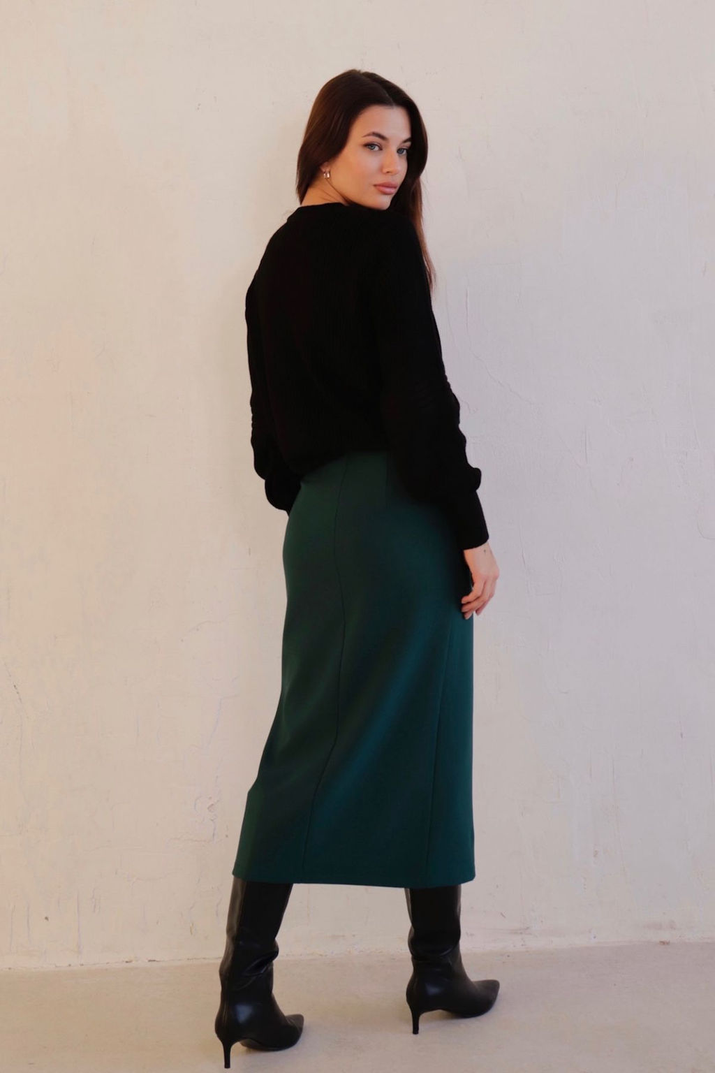 Юбка миди-макси с разрезом спереди - Martichelli фото 107