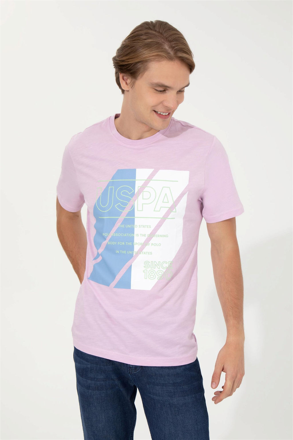 U. S. Polo Assn Мужская футболка с круглым вырезом Магнолия - U.s. polo assn фото 11