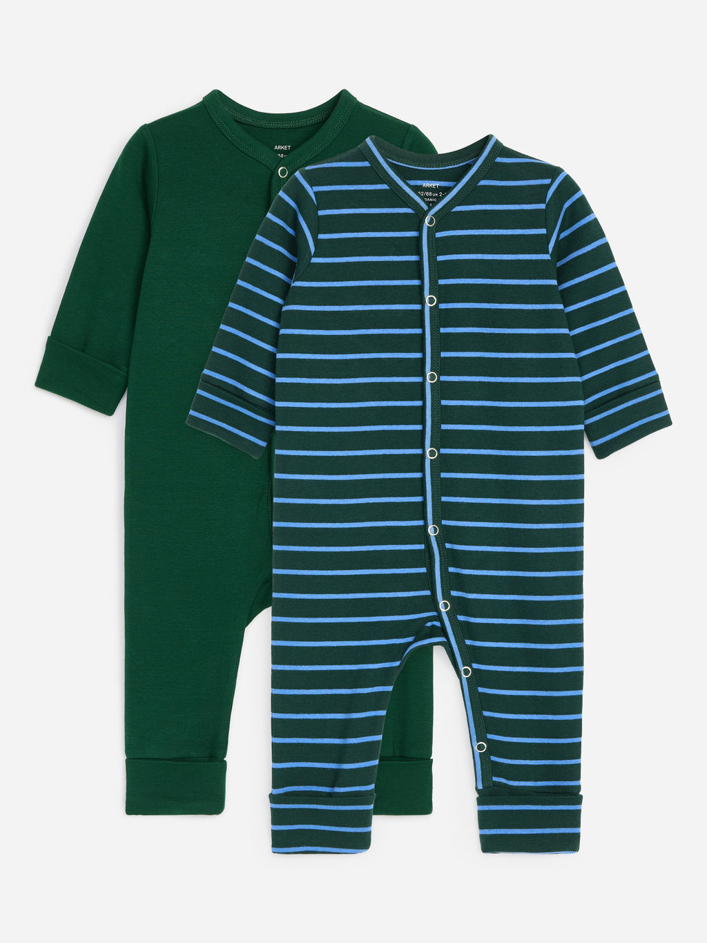 Juego de 2 pijamas de una sola pieza