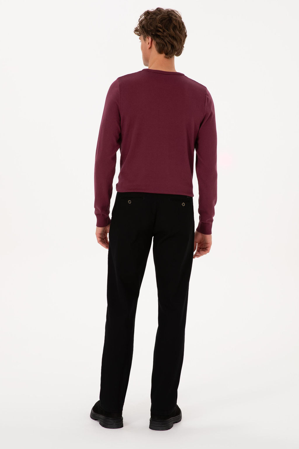 Erkek Siyah Kanvas / Chino Pantolon Sepette S_rpriz _ndirim - U.s. polo assn фото 4
