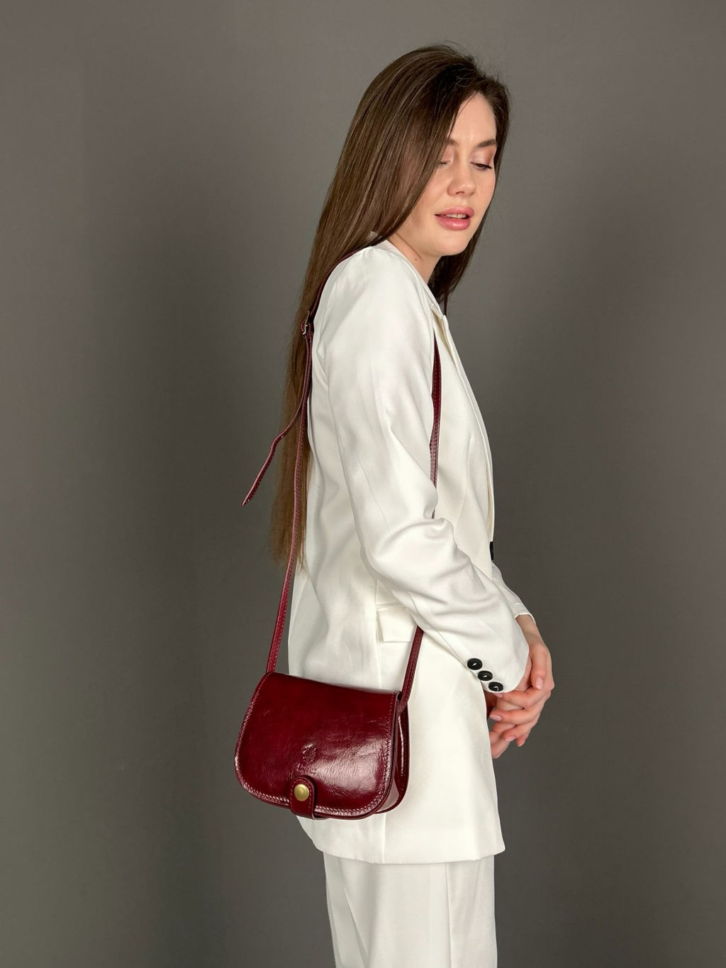 Сумочка женская из телячьей кожи