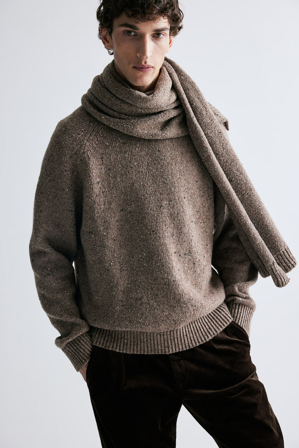 Pantalon de pana Regular Fit - H&m фото 3