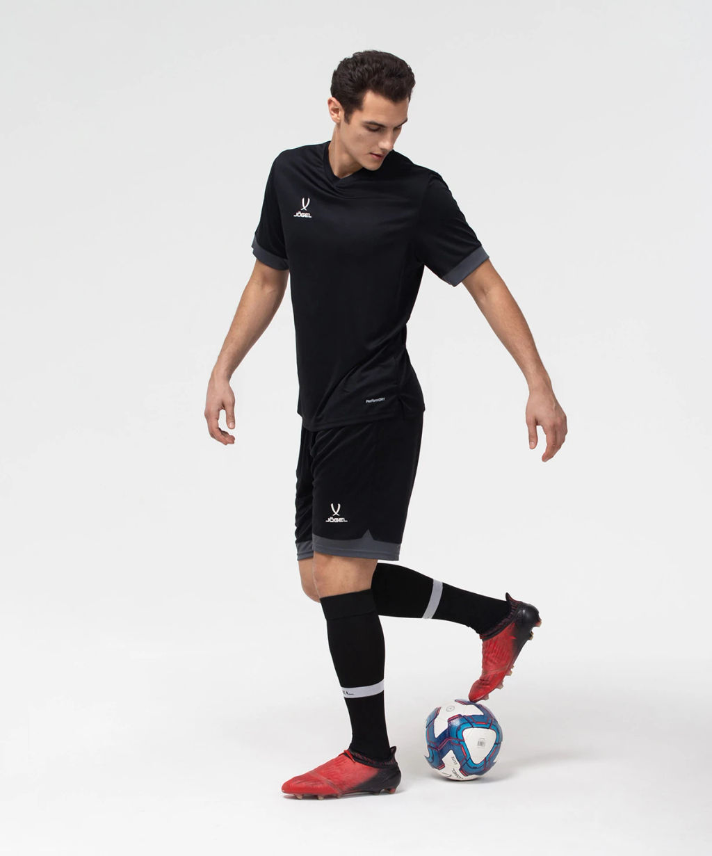 Шорты игровые JOGEL DIVISION PerFormDRY Union Shorts, черный/темно-серый/белый  фото 5