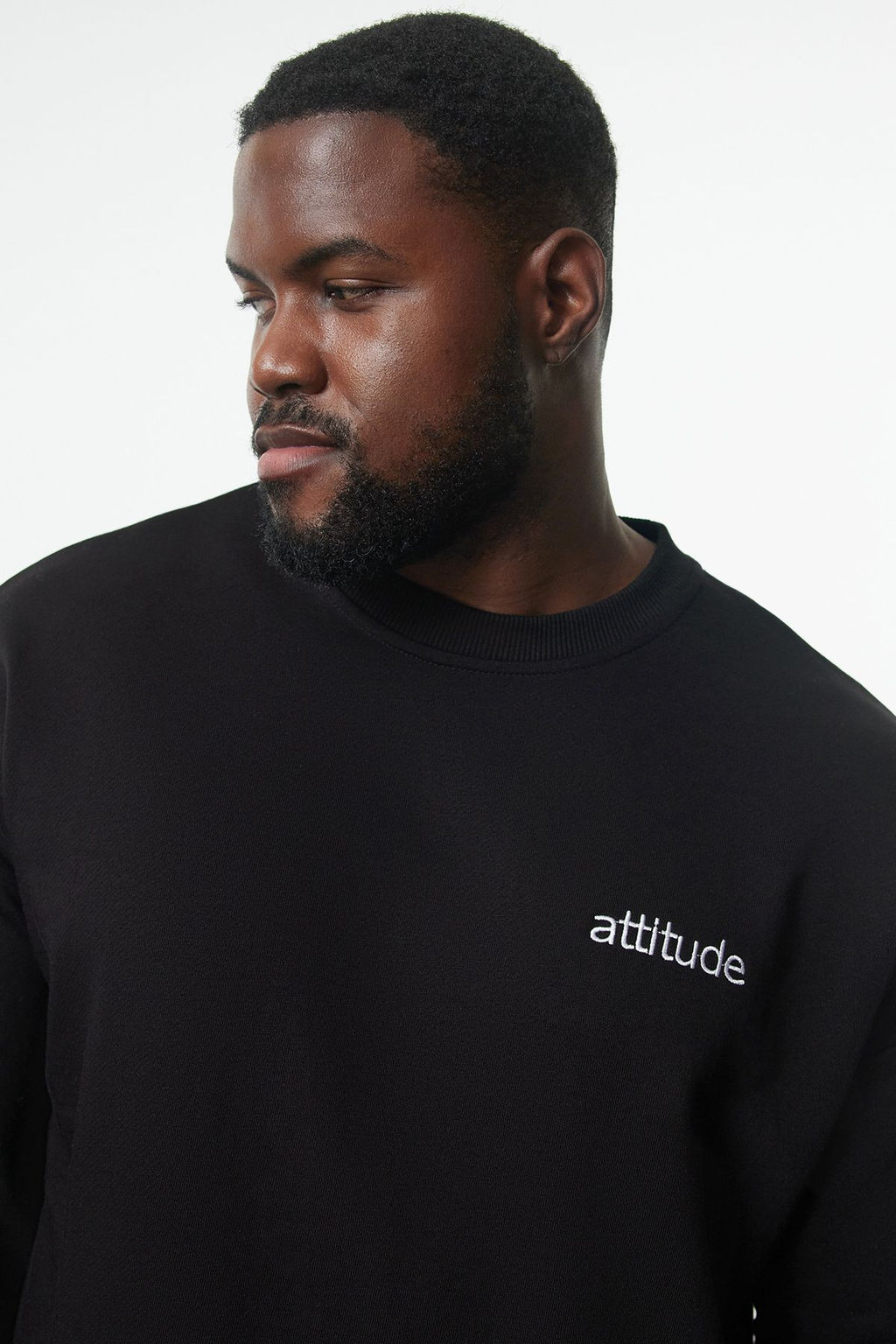 TRENDYOL MAN Gri Oversize/Genis Kesim Yaz? Bask?l? Buyuk Beden Sweatshirt TMNAW25AO00026 - Trendyolmilla фото 12