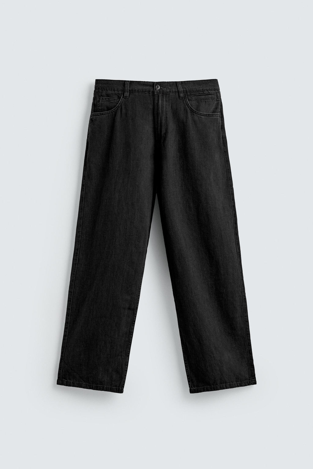 LIGHTWEIGHT LOOSE WIDE-LEG JEANS - Zara фото 7