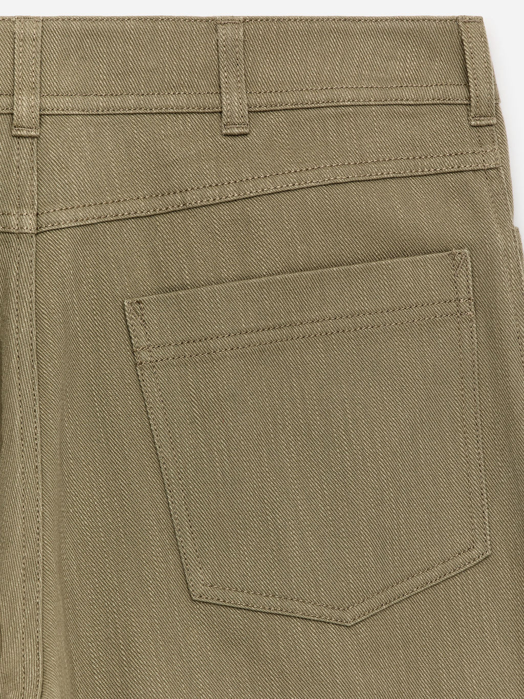 Pantalones de sarga de algod?n de corte relajado - H&m фото 7