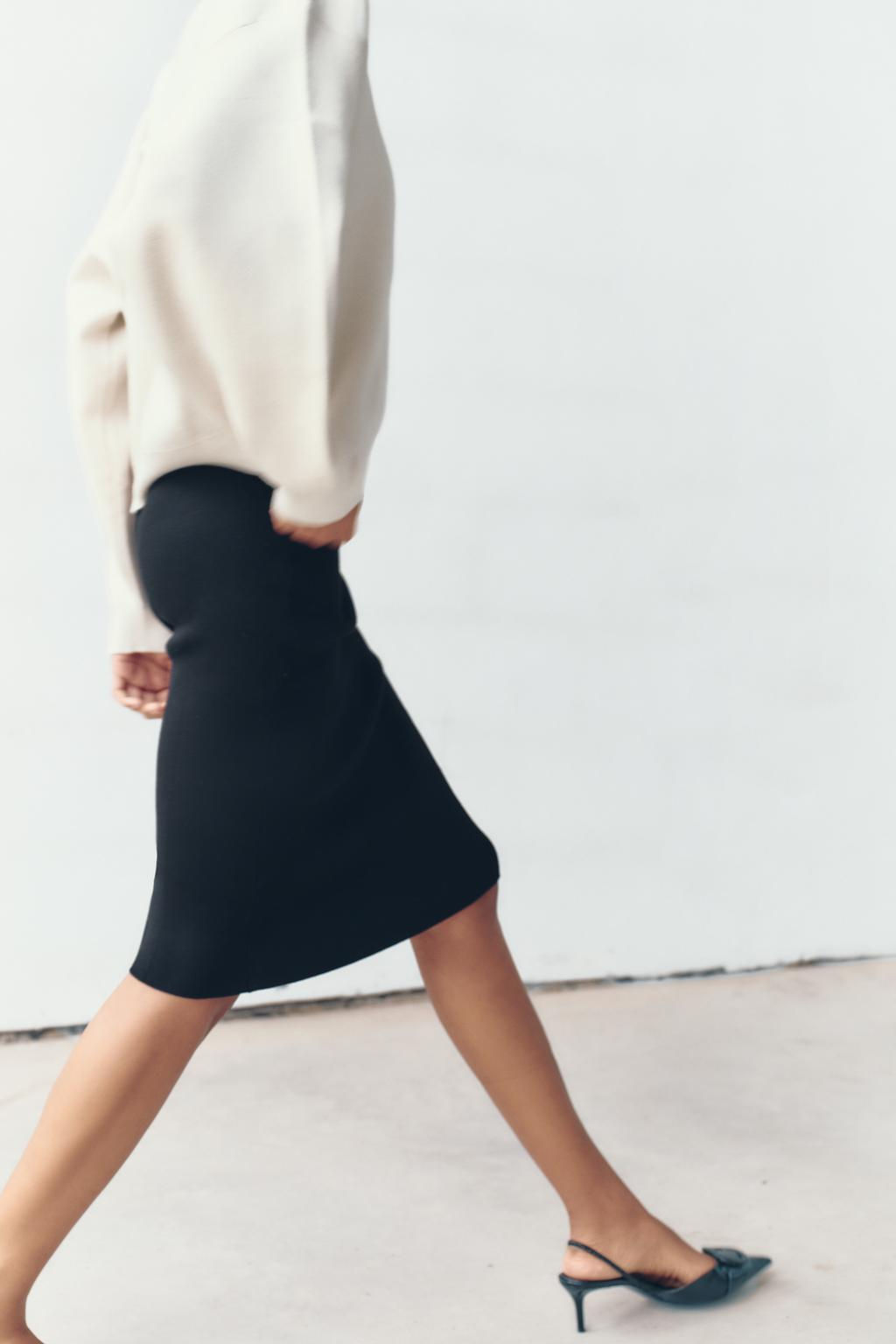 KNIT MIDI SKIRT - Zara фото 3