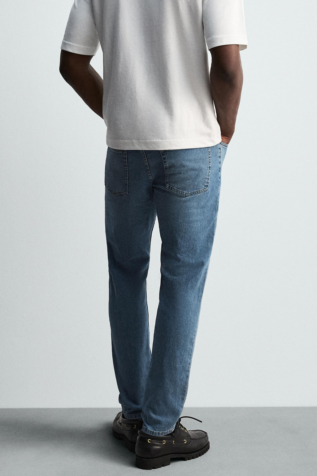 JEANS SLIM FIT / Azul medio - Zara фото 3