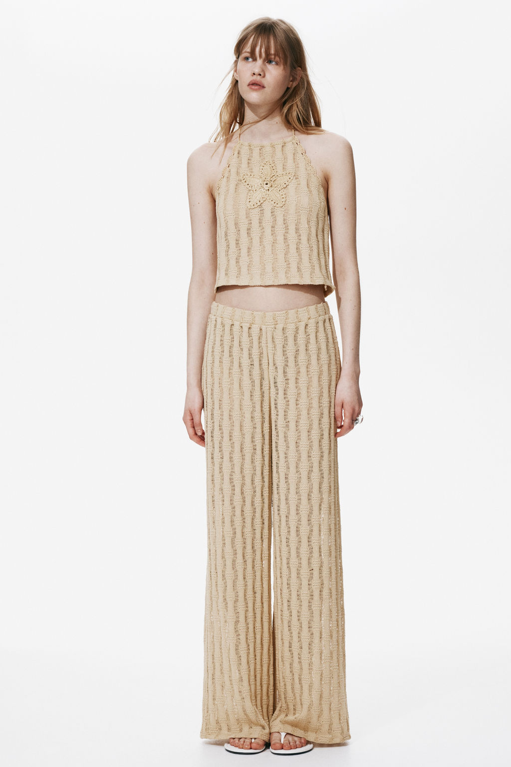 Top halter efecto crochet - H&m фото 5