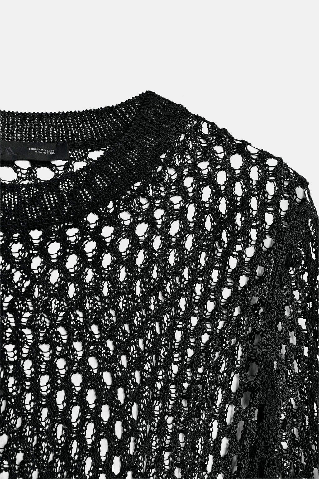 JERSEY PUNTO CALADO / Negro - Zara фото 4