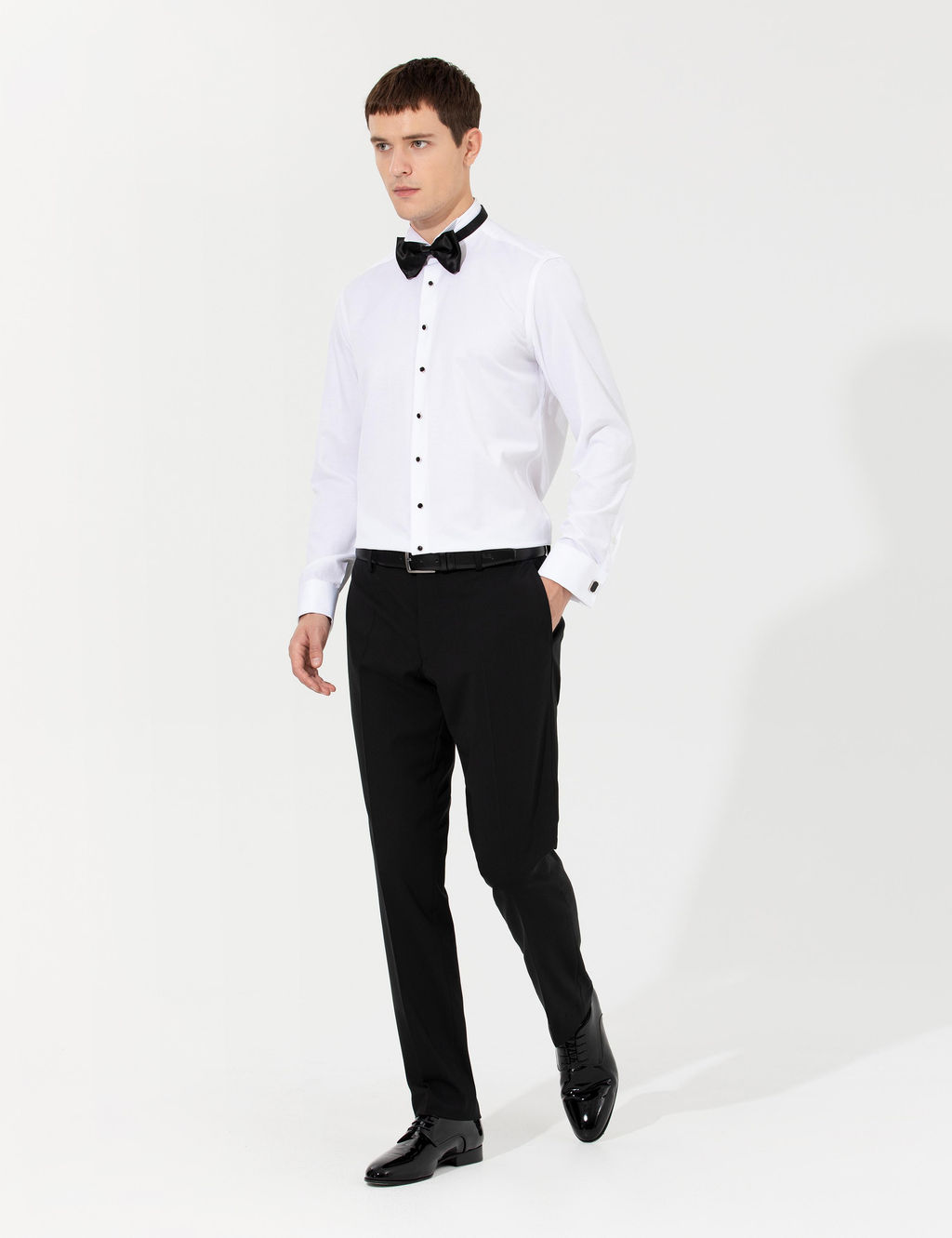 Beyaz Slim Fit Smokin G_mlek - Pierre cardin фото 4