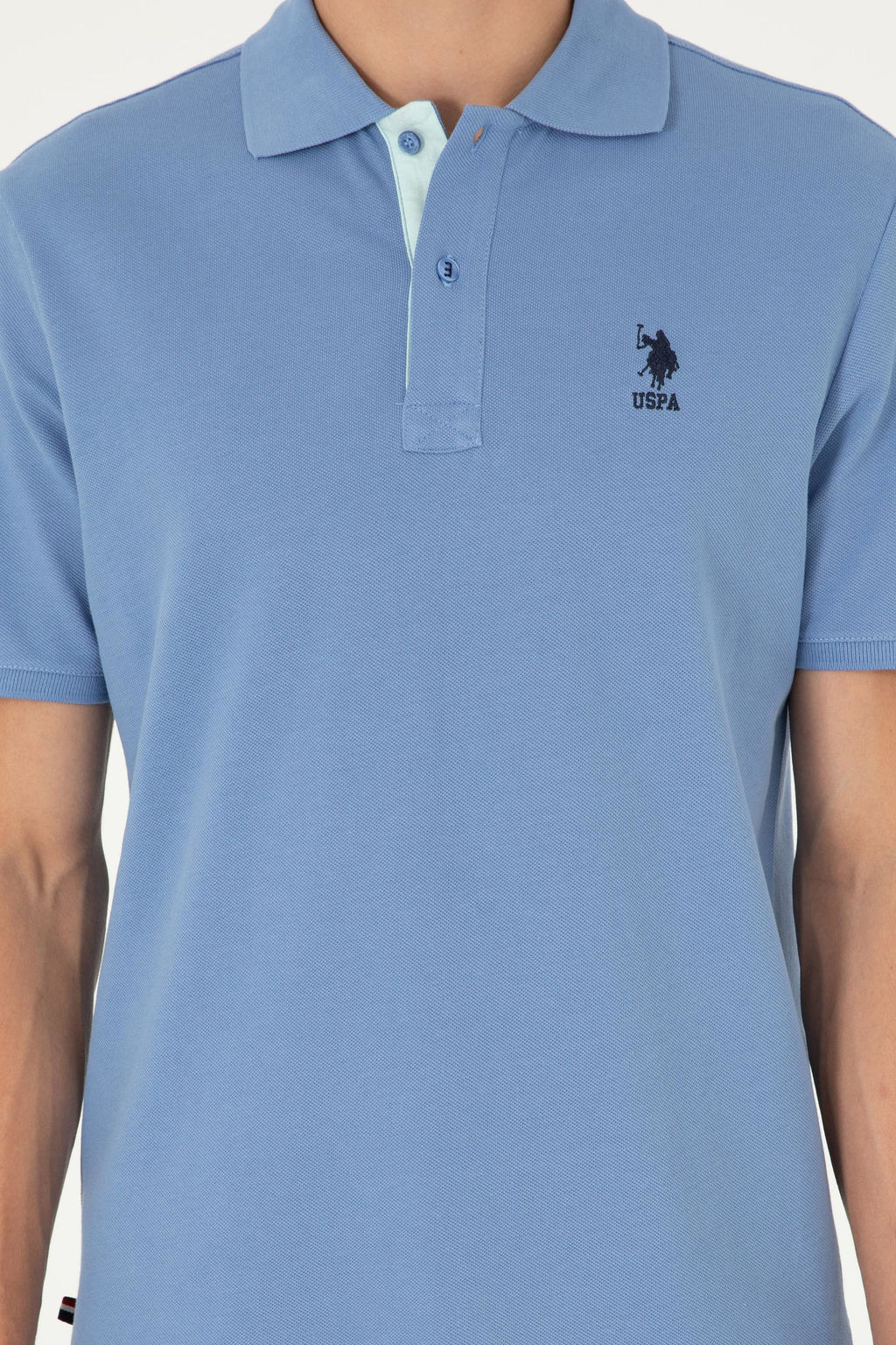 Мужская темно-синяя базовая футболка Неожиданная скидка в корзине - U.s. polo assn фото 6