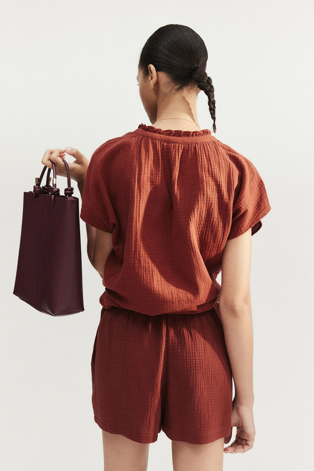 Pantalon corto en muselina - H&m фото 2