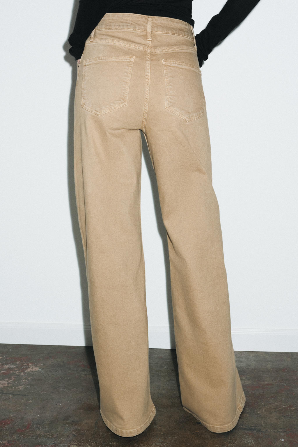 JEANS ZW COLLECTION WIDE LEG TIRO ALTO / Arena - Zara фото 3