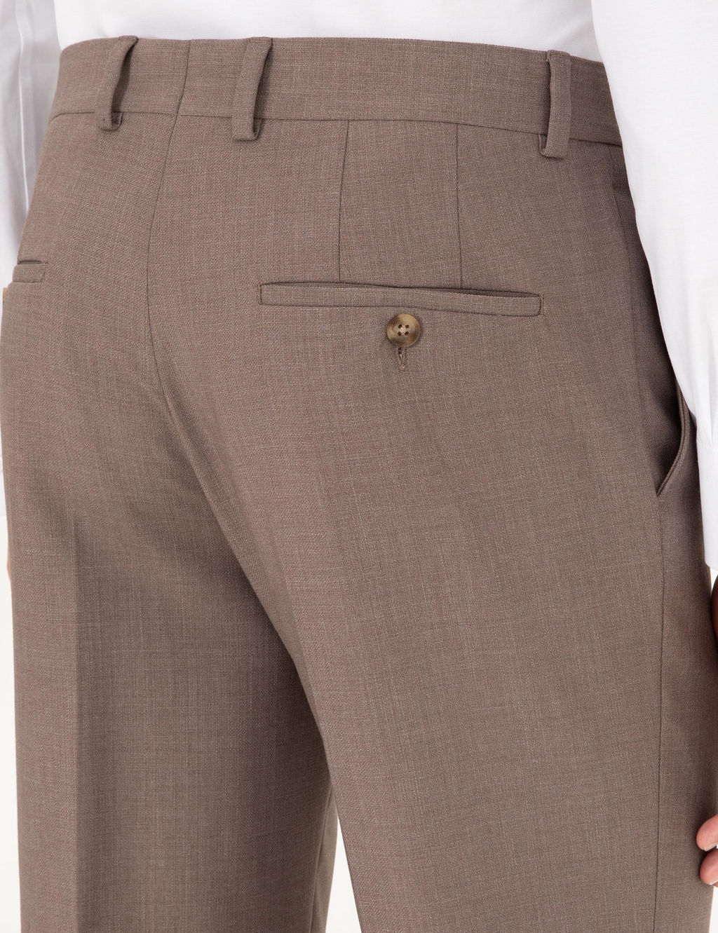 A__k Kahverengi Ex. Slim Fit Kuma_ Pantolon - Pierre cardin фото 6